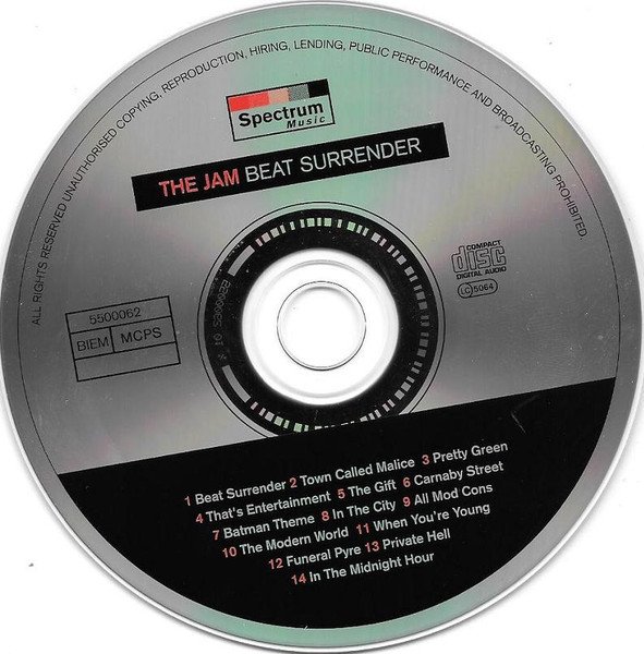 The Jam - Beat Surrender (CD, Comp, RE) - Image 3