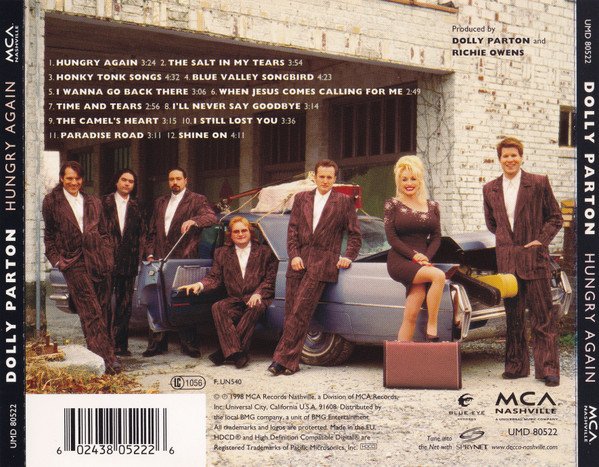 Dolly Parton - Hungry Again (HDCD, Album) - Image 2