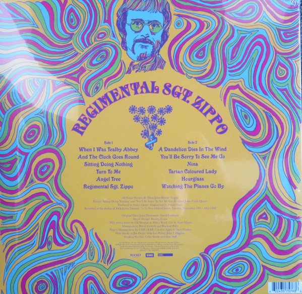 Elton John - Regimental Sgt. Zippo (LP, Album) - Image 2