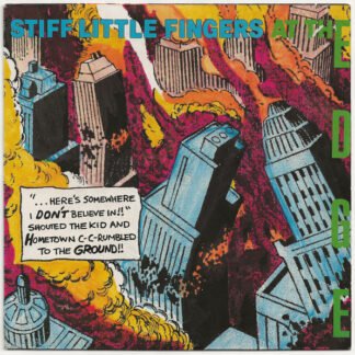 Stiff Little Fingers - At The Edge (7", Single, Blu)