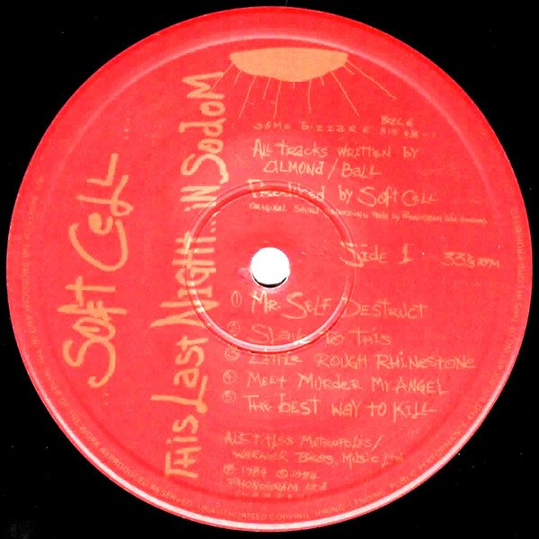 Soft Cell - This Last Night...In Sodom (LP, Album) - Image 3