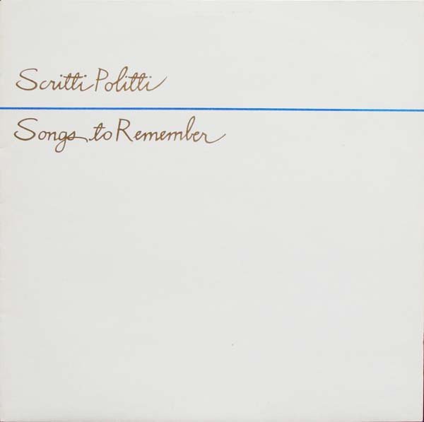 Scritti Politti - Songs To Remember (LP, Album)