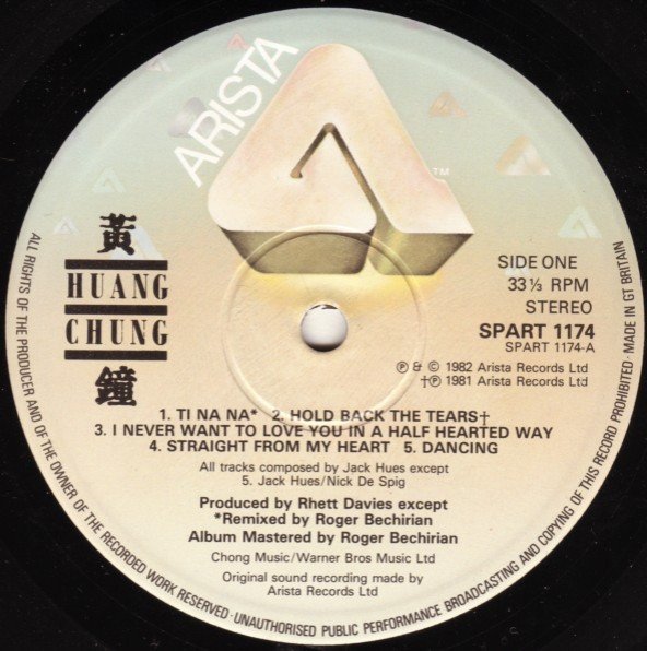 Huang Chung* - Huang Chung (LP, Album) - Image 3