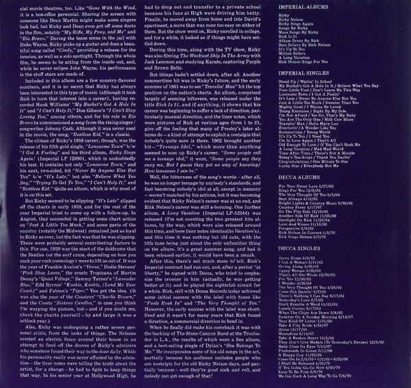 Ricky Nelson (2) - Legendary Masters Series (2xLP, Comp, Mono) - Image 3