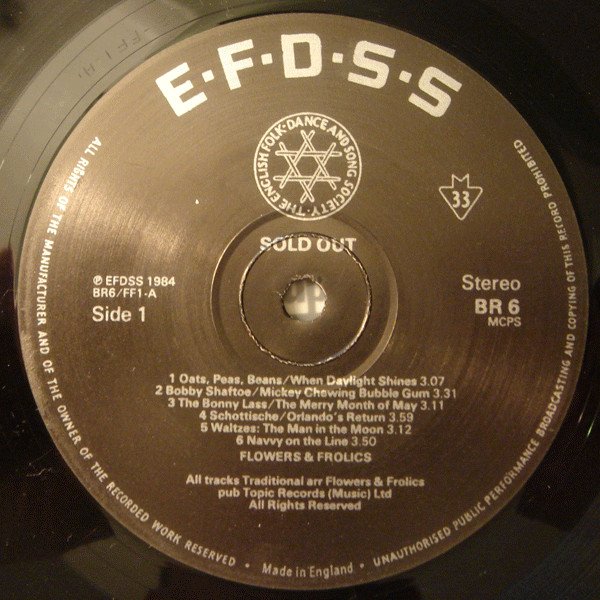 Flowers And Frolics - Sold Out (LP, Album) - Image 3