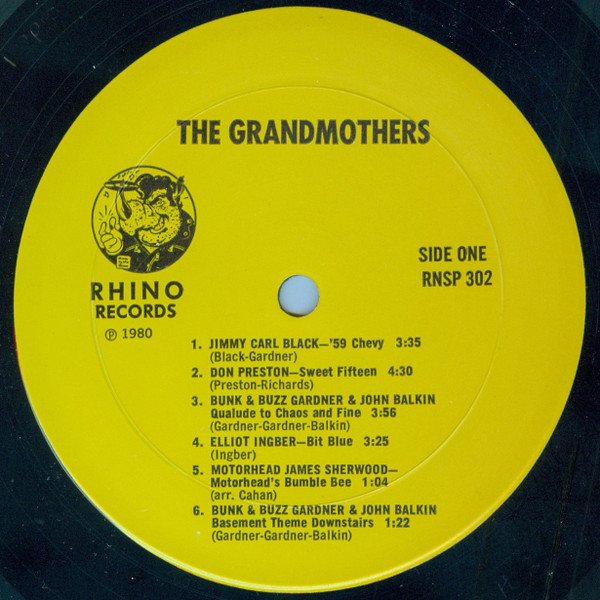 Grandmothers* - An Anthology Of Previously Unreleased Recordings By Ex-Members Of The Mothers Of Invention (LP) - Image 3