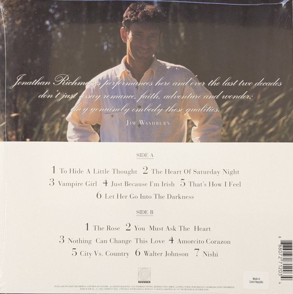 Jonathan Richman - You Must Ask The Heart (LP, Album, RSD, RE, RM, Pin) - Image 2