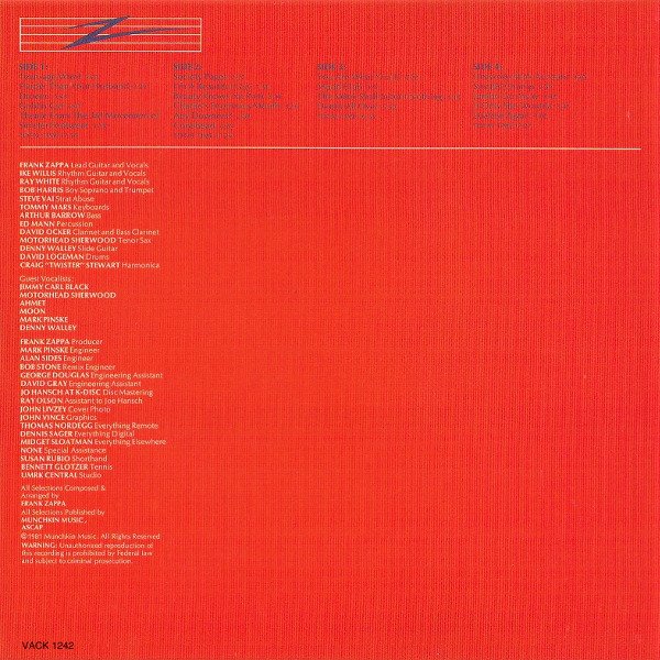 Frank Zappa - You Are What You Is (CD, Album, Ltd, RE, RM, Pap) - Image 2