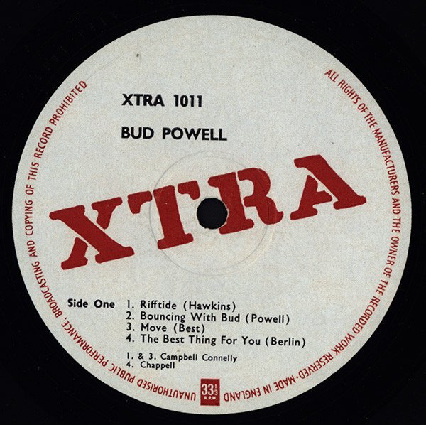 Bud Powell - Bud Powell (LP, Album, RE) - Image 3