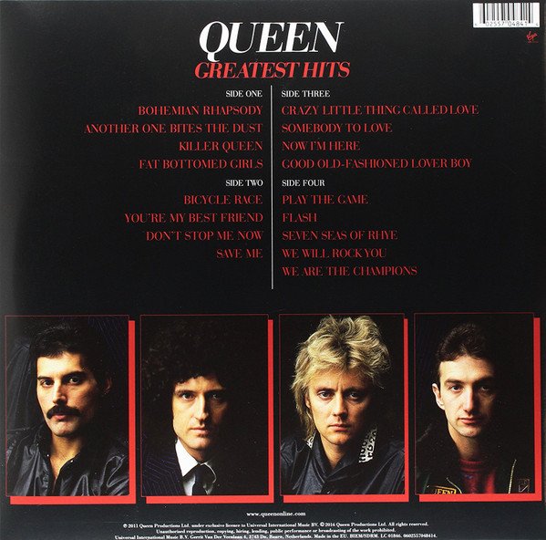 Queen - Greatest Hits (2xLP, Comp, RE, RM, Gat) - Image 3