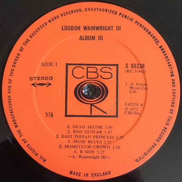 Loudon Wainwright III - Album III (LP, Album) - Image 3
