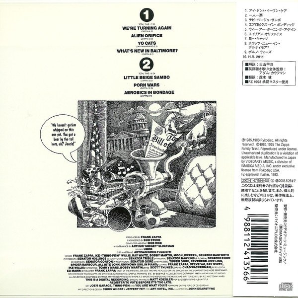 Frank Zappa - Frank Zappa Meets The Mothers Of Prevention (CD, Album, Ltd, RE, RM, Pap) - Image 2