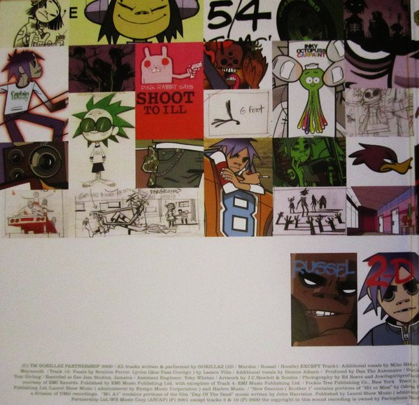 Gorillaz - Gorillaz (2xLP, Album, RE, Gat) - Image 2