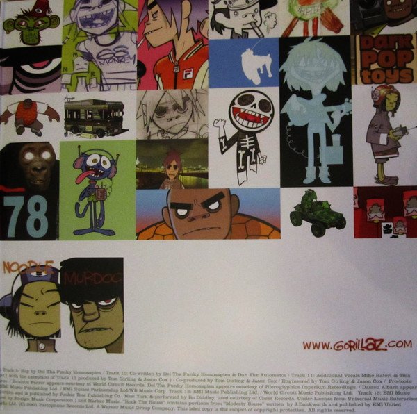 Gorillaz - Gorillaz (2xLP, Album, RE, Gat) - Image 3