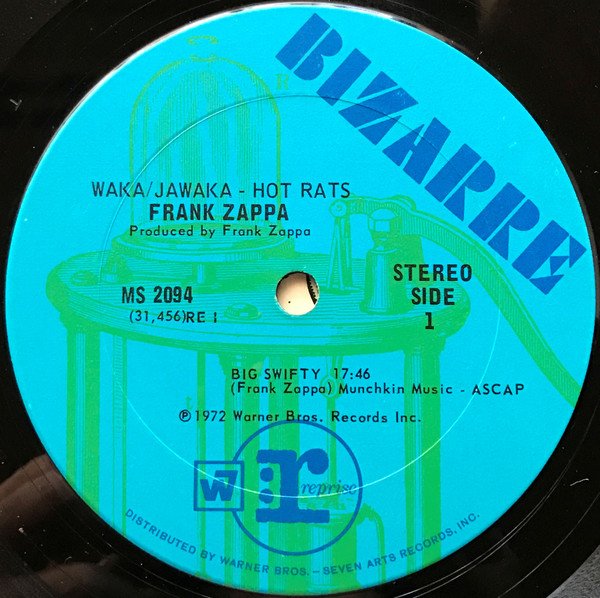 Frank Zappa - Waka / Jawaka - Hot Rats (LP, Album, Ter) - Image 3