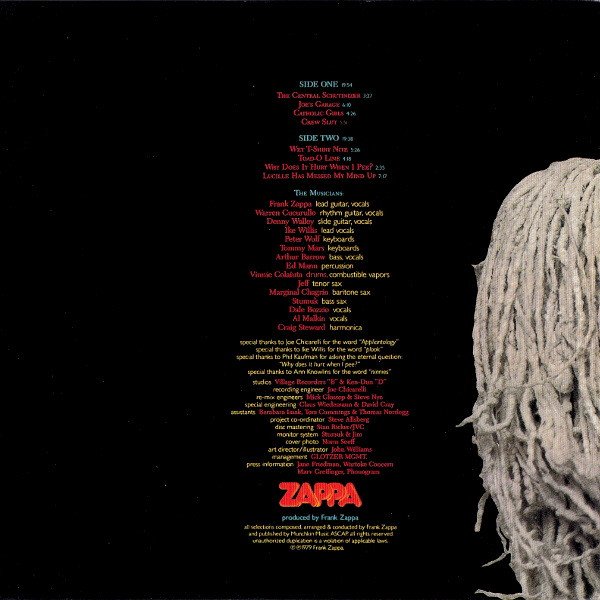 Frank Zappa - Joe's Garage Act 1 (CD, Album, Ltd, RE, RM, Pap) - Image 2