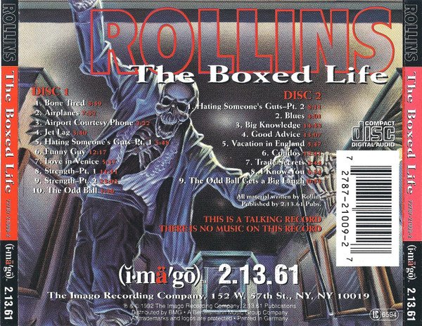 Rollins* - The Boxed Life (2xCD) - Image 2