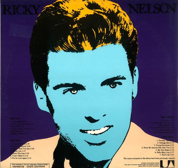 Ricky Nelson (2) - Legendary Masters Series (2xLP, Comp, Mono) - Image 2
