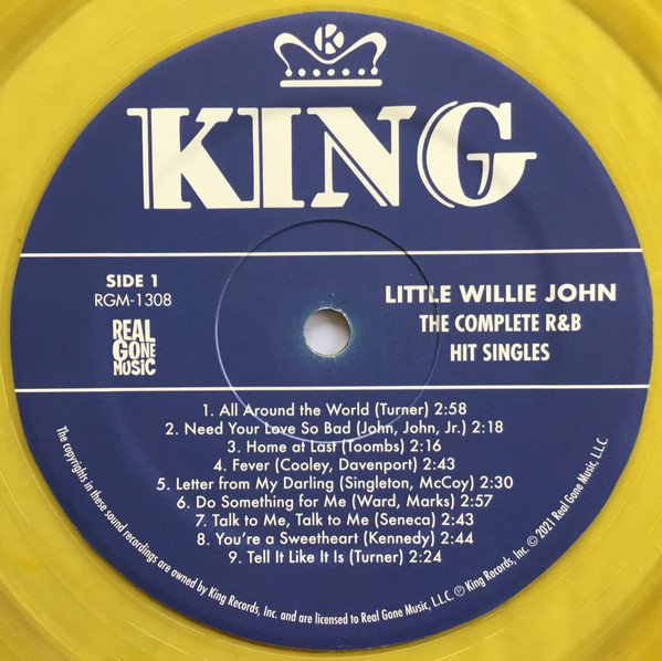 Little Willie John - The Complete R&B Hit Singles (LP, Comp, Mono, Ltd, Yel) - Image 3