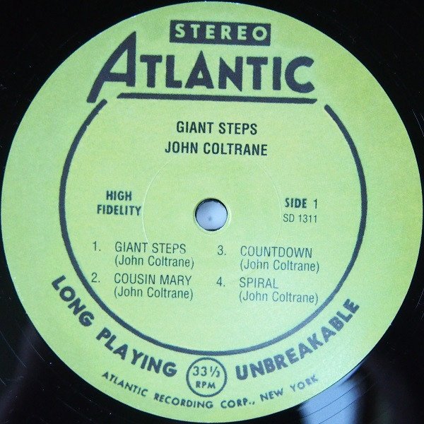 John Coltrane - Giant Steps (LP, Album, RE) - Image 3