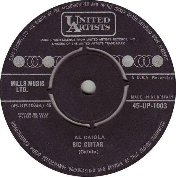 Al Caiola - Big Guitar (7", Single)