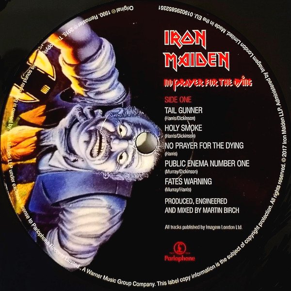Iron Maiden - No Prayer For The Dying (LP, Album, RE, RM, 180) - Image 3