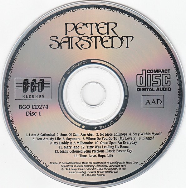 Peter Sarstedt - Peter Sarstedt / As Though It Were A Movie (2xCD, Comp, RM) - Image 3
