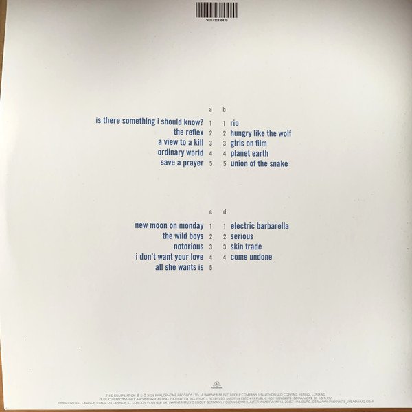 Duran Duran - Greatest (2xLP, Comp, RE, RM) - Image 3