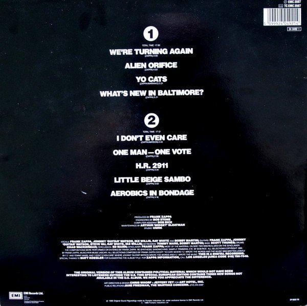 Frank Zappa - Frank Zappa Meets The Mothers Of Prevention (European Version) (LP, Album) - Image 2