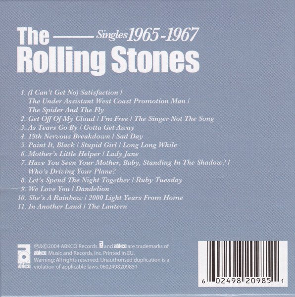 The Rolling Stones - Singles 1965-1967 (11xCD, Single, RE, RM + Box, Comp, Ltd) - Image 2