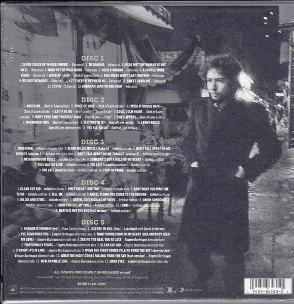 Bob Dylan - Springtime In New York: The Bootleg Series Vol. 16 1980-1985 (5xCD, Album + Box, Dlx) - Image 2