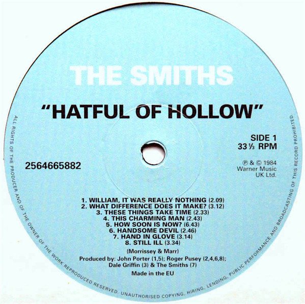 The Smiths - Hatful Of Hollow (LP, Comp, RE, 180) - Image 3