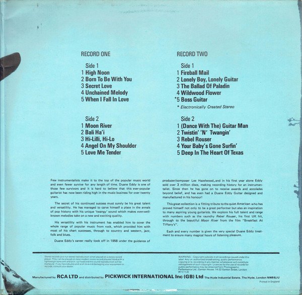 Duane Eddy - The Duane Eddy Collection (2xLP, Comp) - Image 3