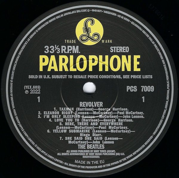 The Beatles - Revolver (LP, Album, RE, RM, Rem) - Image 3