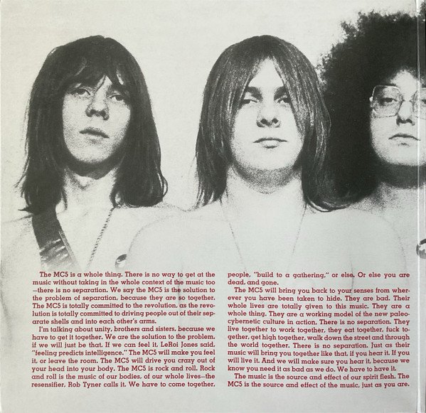 MC5 - Kick Out The Jams (LP, Album, RE, 180) - Image 2