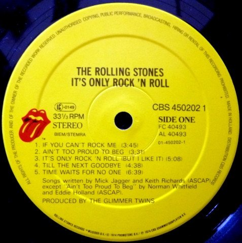 The Rolling Stones - It's Only Rock 'N Roll (LP, Album, RE) - Image 3