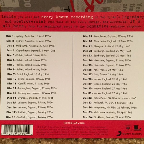 Bob Dylan - The 1966 Live Recordings (36xCD, Mono, RM + Box) - Image 3