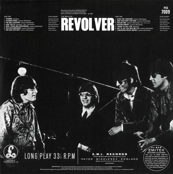 The Beatles - Revolver (LP, Album, RE, RM, Rem) - Image 2