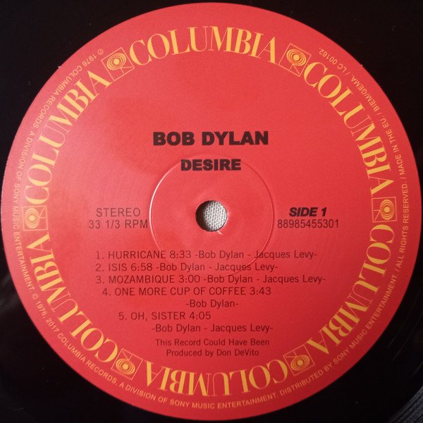 Bob Dylan - Desire (LP, Album, RE) - Image 3