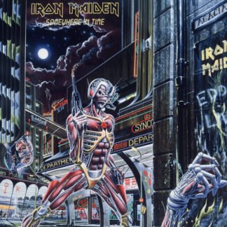 Iron Maiden - Somewhere in Time  (LP, Album, RE, RM)