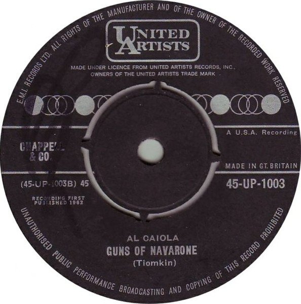 Al Caiola - Big Guitar (7", Single) - Image 2