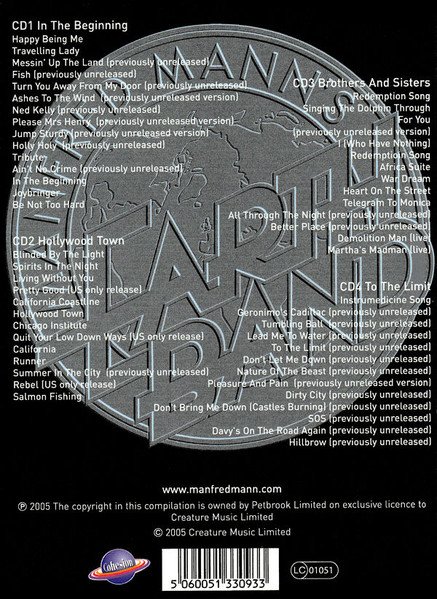 Manfred Mann's Earth Band - Odds & Sods (Mis-takes & Out-takes) (Box, Comp, Boo + 4xCD) - Image 2