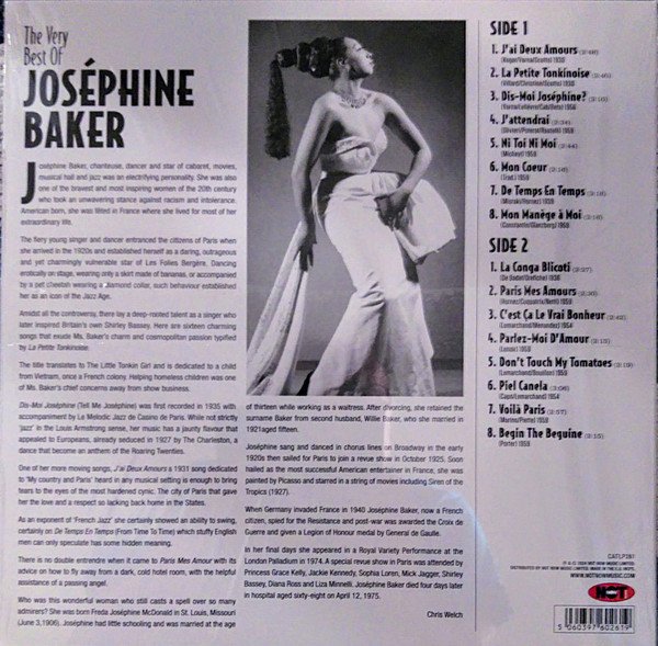 Joséphine Baker* - The Very Best Of Joséphine Baker (LP, Comp) - Image 2