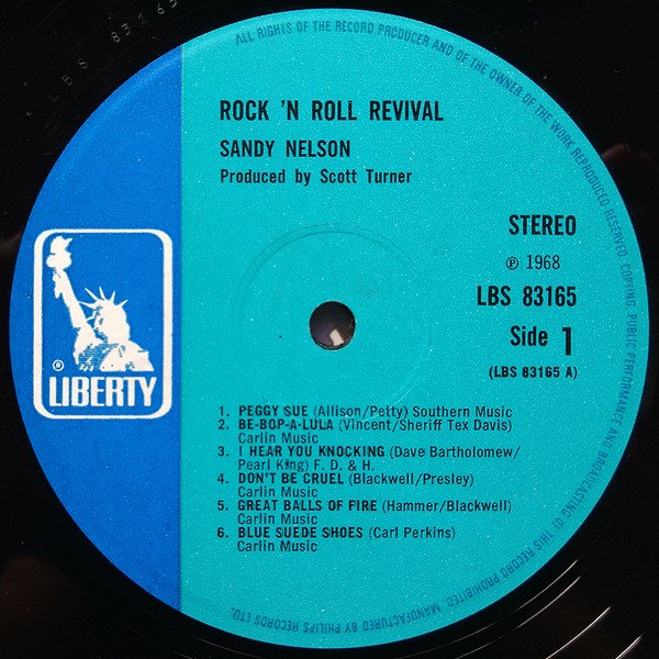 Sandy Nelson - Rock 'N Roll Revival (LP) - Image 3
