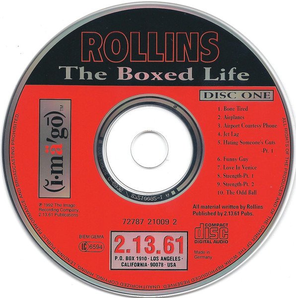 Rollins* - The Boxed Life (2xCD) - Image 3