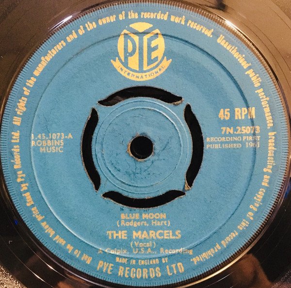 The Marcels - Blue Moon (7", Single)