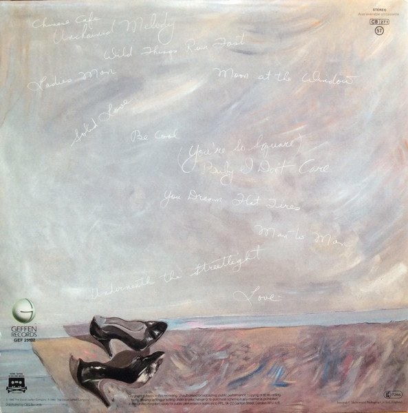 Joni Mitchell - Wild Things Run Fast (LP, Album, Gat) - Image 2