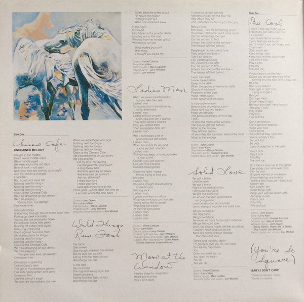 Joni Mitchell - Wild Things Run Fast (LP, Album, Gat) - Image 3