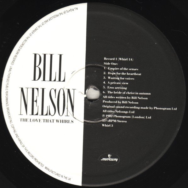 Bill Nelson - The Love That Whirls (Diary Of A Thinking Heart) / La Belle Et La BĂȘte (Beauty And The Beast) (LP, Album + LP, Album) - Image 3