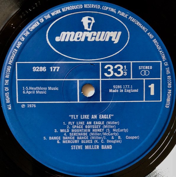 Steve Miller Band - Fly Like An Eagle (LP, Album) - Image 3